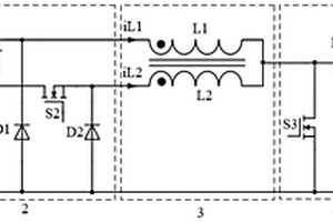 Buck端耦合电感式升降压变换电路及控制方法