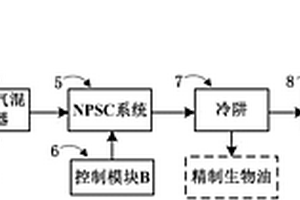 生物质与废塑料制取生物油和燃气的装置及使用方法