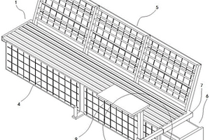 基于太阳能光伏发电的户外桌椅装置