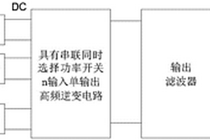 串联同时选择开关电压型单级多输入非隔离逆变器