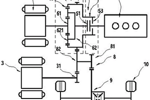 用于混合动力车辆的切换式驱动装置