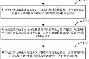 适于大规模复杂电网的机组检修模拟方法及系统