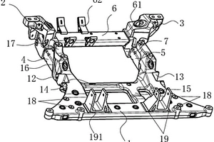 新能源汽车轻量化铝合金副车架