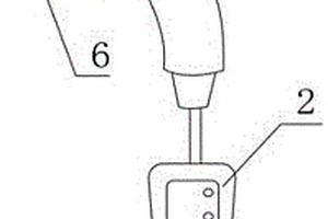 充电枪头带温度保护功能的新能源汽车充电枪