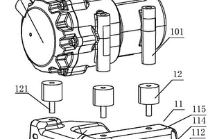 新能源汽车电动压缩机安装结构
