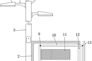 便于拆卸更换的新能源广告路灯