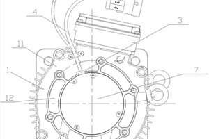 新能源汽车电机信号线出线结构