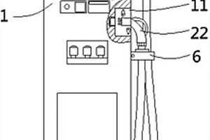 新能源汽车充电桩上的充电枪固定装置