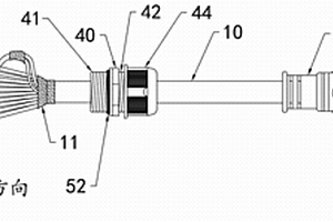 带防水固定头的新能源汽车电机用电缆