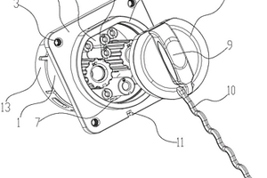 带有排水防水功能的新能源汽车充电插座