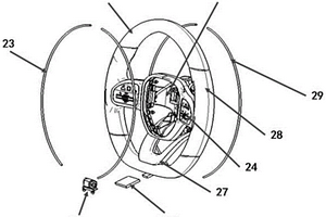 新能源车用带氛围灯的方向盘