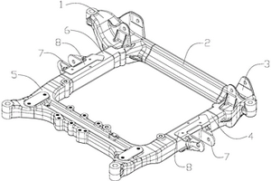 用于新能源汽车的前副车架