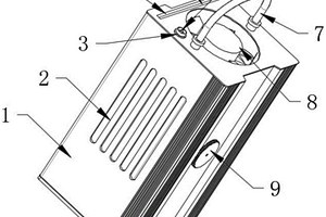 新能源汽车内部电池的通风散热结构及其工作方法