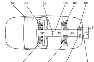新能源汽车空调尾吸式进气系统