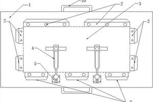 用于新能源汽车动力电池内U型铝板的检验工装