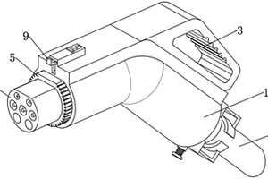 防止充电电缆滑动的新能源充电枪