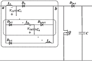 基于n级混合感容性阻抗网络的升压电路及新能源系统