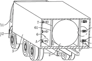 危险品运输新能源车氢能储罐安全防撞装置