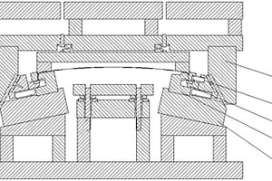 用于新能源汽车配件的侧边弯折模具结构