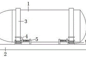新能源汽车用LNG车载气瓶固定结构
