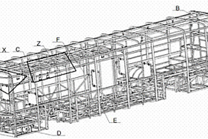 新能源公交客车全承载式车身结构