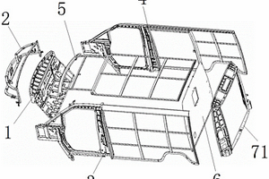 模块化的新能源汽车车体结构