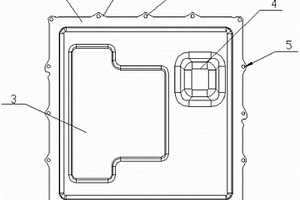 用于新能源汽车充电机电气总成的安装盖板