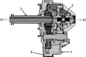 同轴一体式新能源车减速器