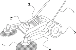 用于校园过道的自高度调节式新能源清扫机