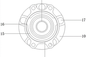 新能源汽车非螺纹紧固汽车轮毂轴承单元