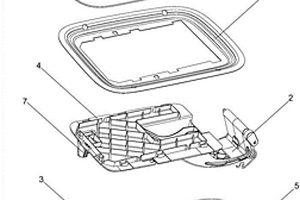 新能源汽车充电口盒结构