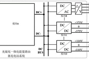 含光储充一体化能量路由器的充电站系统