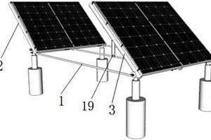 光伏电板角度可调的光伏支架