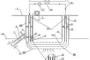 用于U型对接地热井闭式换热器的强化供热效率的设备