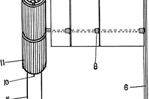 利用水力风力水平旋转的筒状发电机组