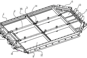动力电池托盘框架结构及电池箱