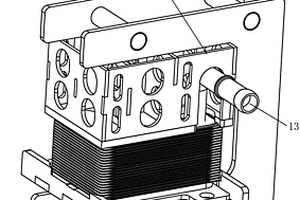 电池冷却器芯体的钎焊夹具