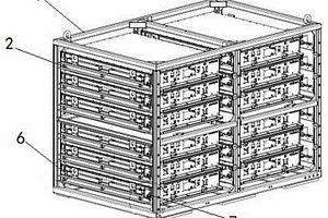 用于电池PACK箱安装、维护的抽拉结构