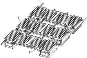 基于漂浮式的光伏电池板组件