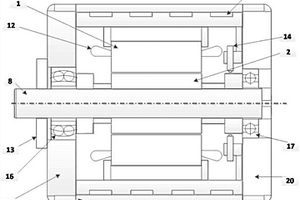 单绕组永磁辅助式无轴承同步磁阻电机