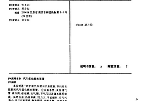 汽车催化燃水装置