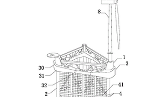 渔业网箱与浮式风机基础组合结构及施工方法