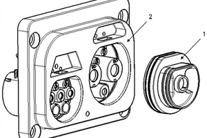 可以两面使用的电动汽车充电座防水塞