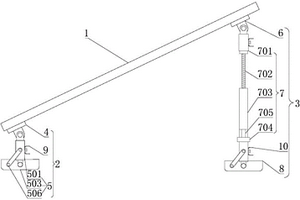 折叠式太阳能固定安装机构