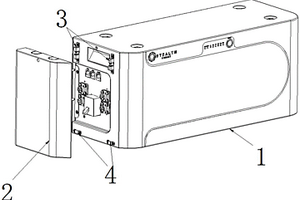 家庭储能电池模组PACK维护盖板固定结构
