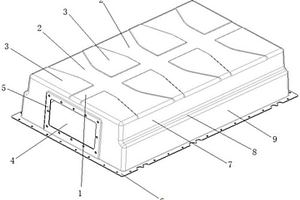 上箱体结构及动力电池包