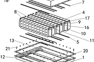 无模组动力电池箱结构