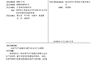 水葫芦沼气能源化发酵方法及其产品利用