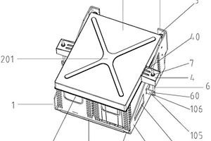 蓄电池储放盒结构