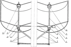 太阳能聚光镜多轴联动装置